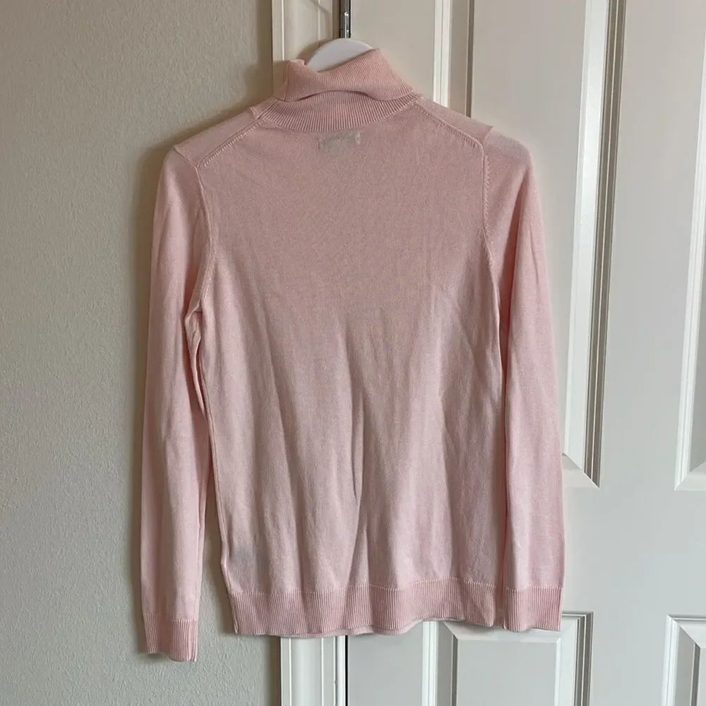 Light Pink Turtleneck Sweater - Picture 2 of 2